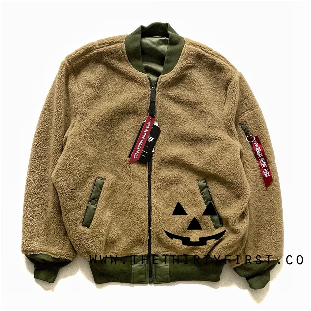 NWT Alpha Industries Fleece Flight Jacket